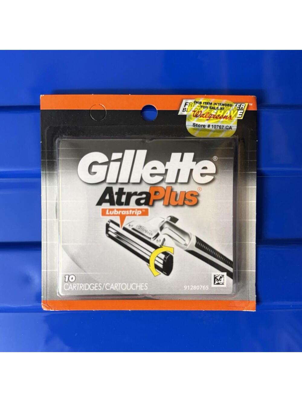 Gillette AtraPlus Cartridges with Lubrastrip, 10-Count Package